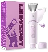 LADYSPOT SpinDuo 2 in 1 Electric Bikini Trimmer for Women,180°Rotating Head 