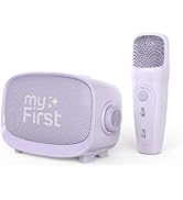 myFirst Voice 2 - Kids Mini Karaoke Machine with Wireless Microphone and Ai Voice Changer for Kid...