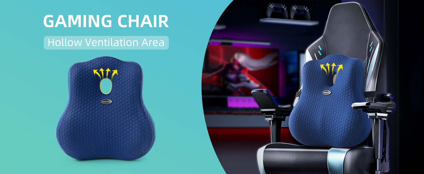 office chair pillow for back support lumbar support cushion