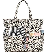 Beach Pool Bags Tote for Women Ladies Large Gym Tote Carry On Bag With Wet Compartment for Weeken...