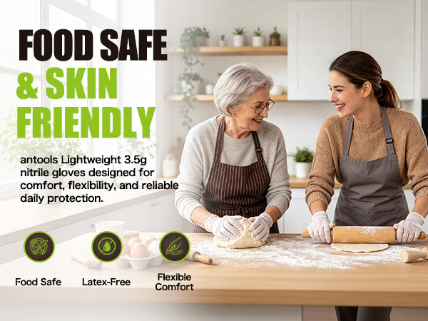 Food Safe Disposable Nitrile Gloves
