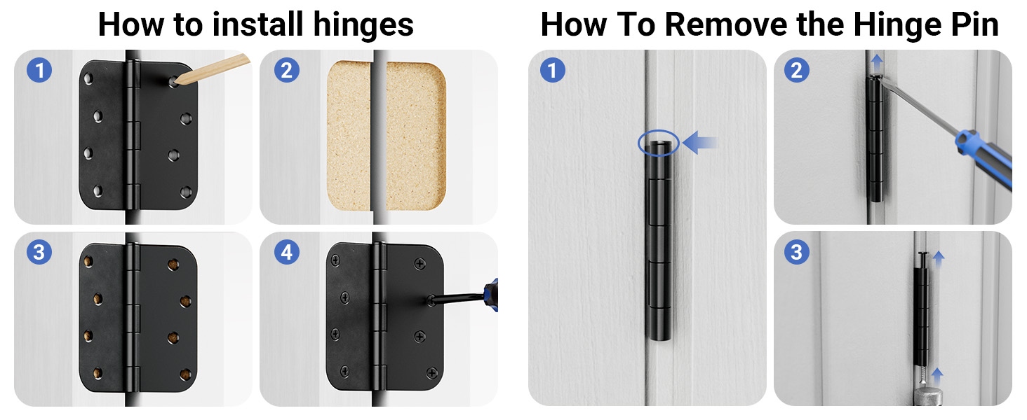 door hinges 4 inch