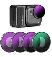 AMAZEAR ND & CPL Filters Set for Insta360 Go Ultra, Insta 360 Accessories ND8 + ND16 + ND32 + CPL...