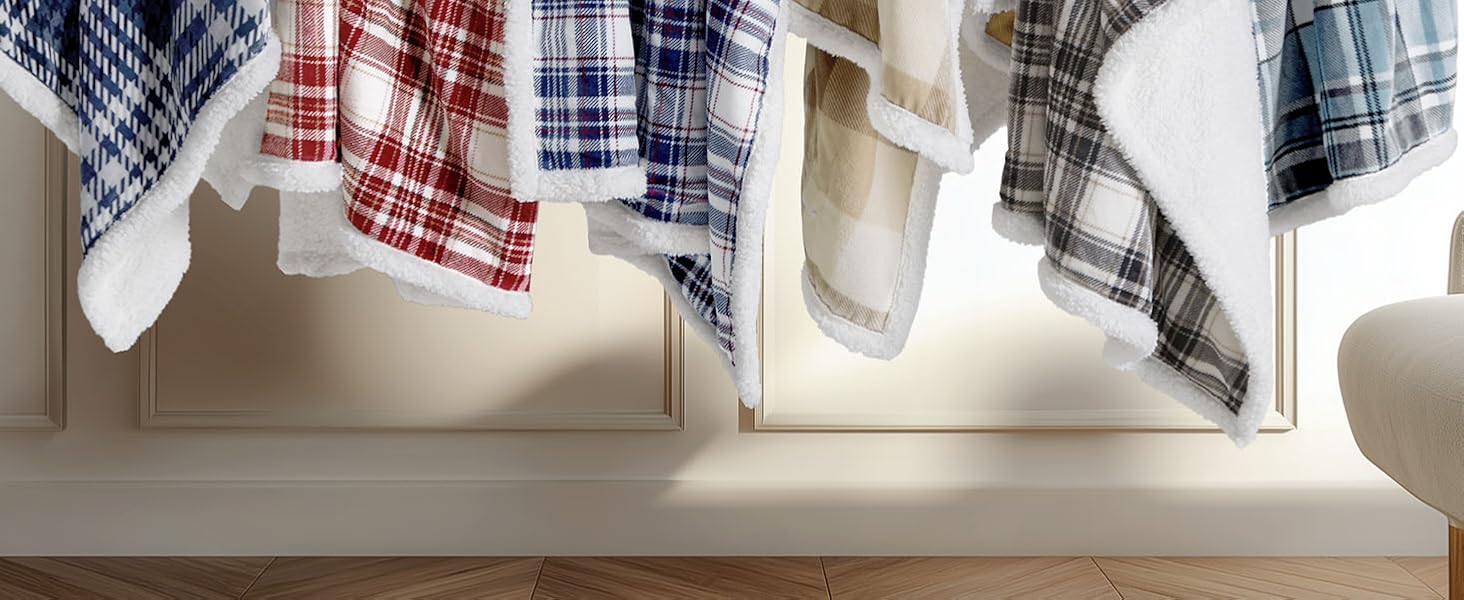 plaid heated blanket2