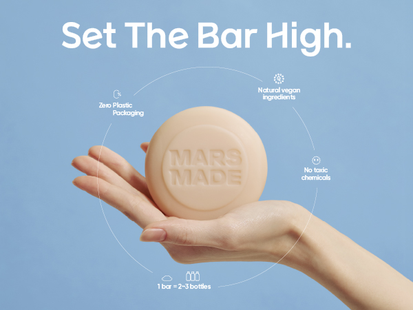 marsmade handmade soap curly hair shampoo conditioner bar growth gray women men girls mars made