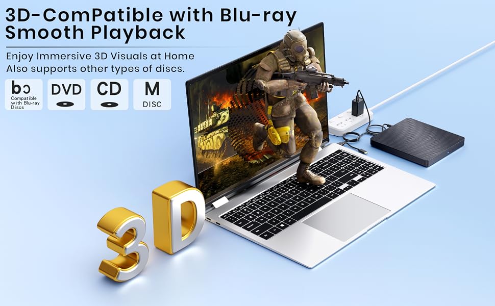 External Blu ray Drives Player Read/Write