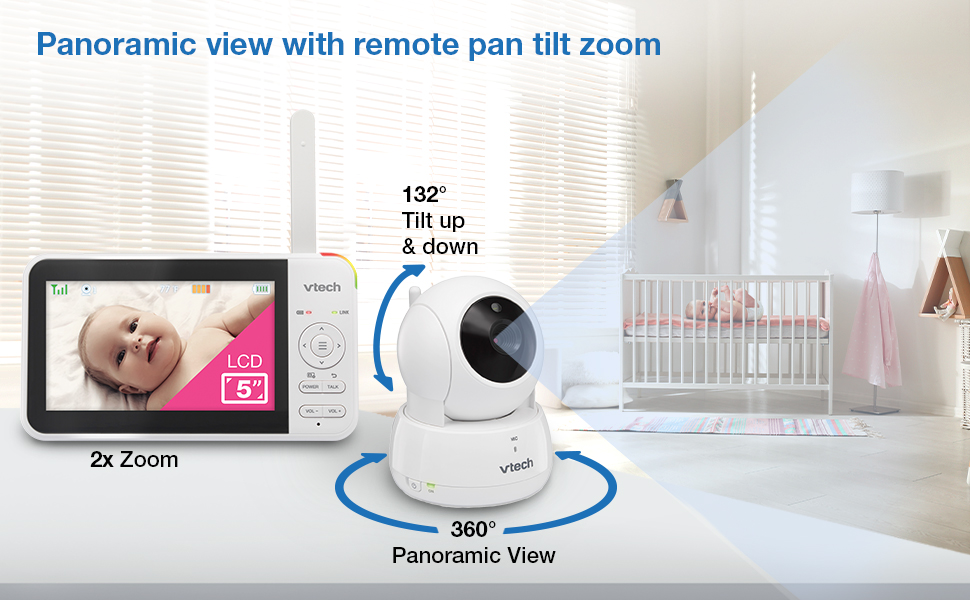 View the entire nursery effortlessly