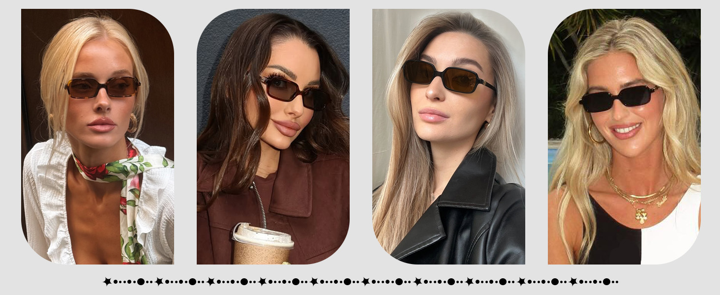 Small rectangle sunglasses