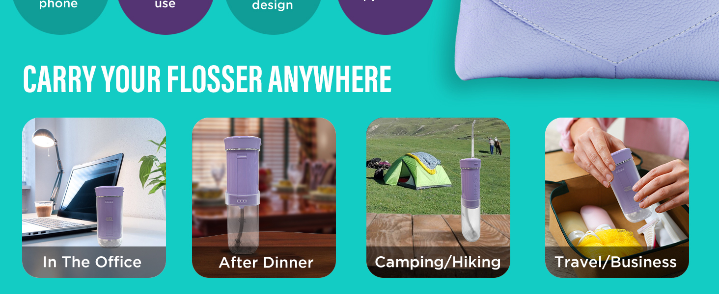 Mini Water Flosser Lavender