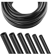 6PCS 5Ft Vacuum Line,Multipurpose Vacuum Lines Automotive for Car Engine,1/8