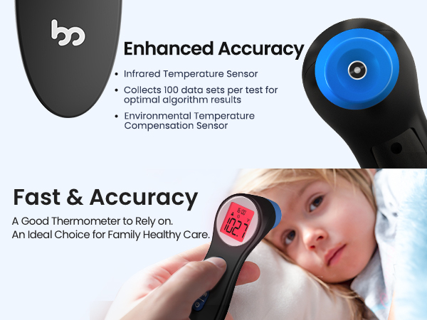 touch thermometer forehead