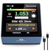 Airthereal Radon Detector for Home, 3.4" Touchscreen, 10-Minute Updates, Audible &amp; Visual Alarms,...