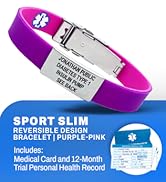 patients wrist arm altert medicall braclett persoanlied aler emargency accesorrie equipment