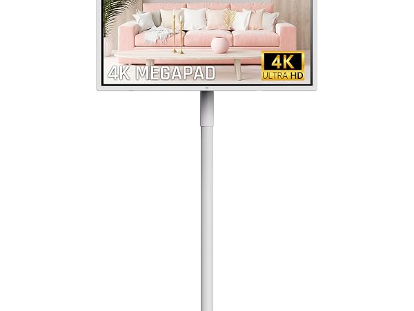 KTC 32" 4K Smart Portable TV MEGAPAD, Google EDLA Certified, UHD Touchscreen TV on Wheels