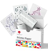 Phomemo Sticker Paper- Transparent Single-Color Pink, Blue, Green Thermal Paper for M02/M02S/P2S/...