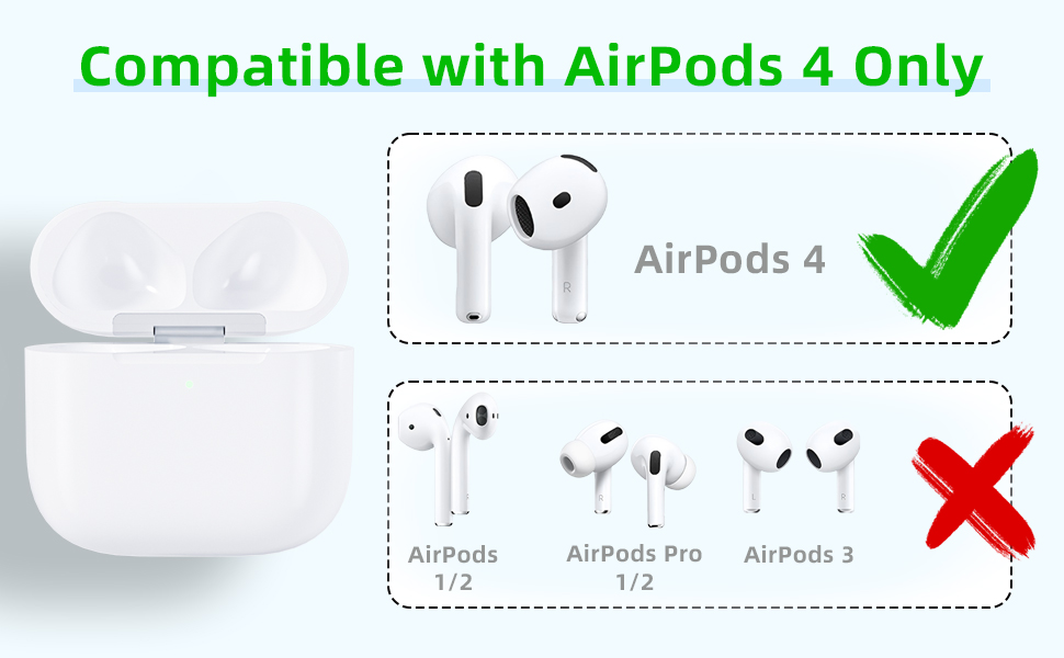 compatible with AirPods 4 Only