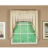 Today's Curtain Adirondack 2-Tone Crochet Swag 38