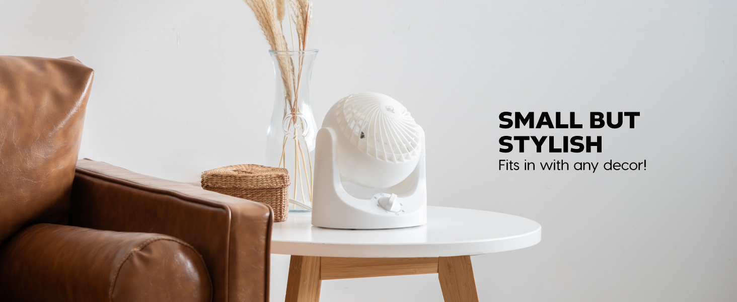 WOOZOO desk fan, mini table fan, portable, back to school, dorm, college, bedroom