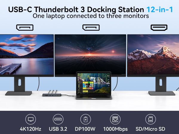 docking station dual monitor