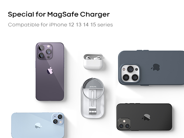 Lamicall Phone Stand for Apple MagSafe Charger Holder 