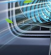 xuenair USB AC Fan for Car SUV Van Pickup Truck RV Vehicles Air Vent to boost cooling air