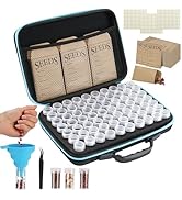 hasumcol 70 Slots Seed Storage Organizer, Garden Seeds Saver kit Seed Organizer with 20 Seed Enve...