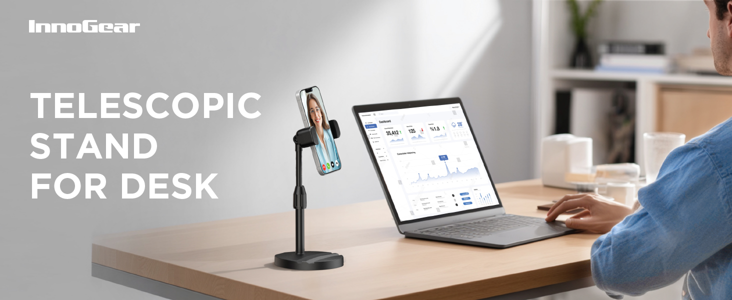 telescopic webcam stand