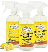Originally Yellow Lemon Vinegar All Purpose Cleaning Spray | Distilled Cleaning Vinegar For Every...