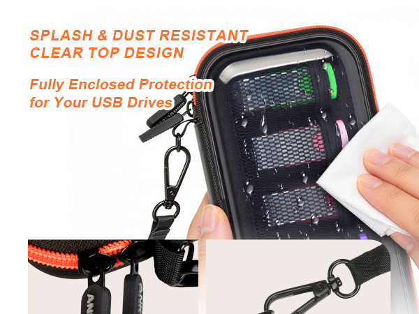 Clear Flash Drive Case
