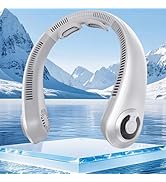 Neck Fan - Portable Neck Fan with Neck Support, 5 Speeds, All Around Airflow, Hand-free Bladeless...