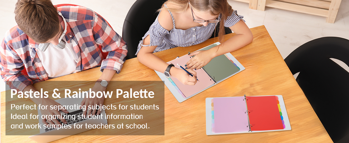 Pastels &amp;amp; Rainbow Palette is great for students and teachers, you can organize your weekly work