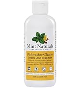 Mint Naturals Mint Cycle – Dishwasher Cleaner &amp; Degreaser, Removes Odor, Limescale &amp; Grease Build...