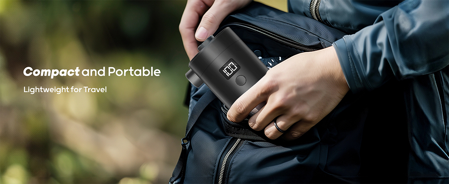 air mattress pump battery powered