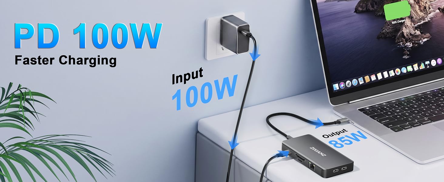 9 in 1 USB C Docking Station