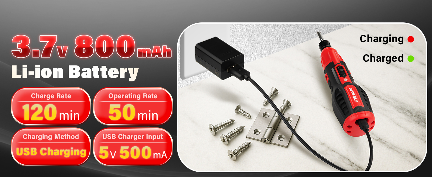 cordless screwdriver rechargeable