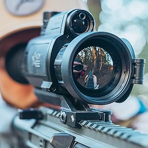 thermal scope lrf heat vision with laser rangefinder ir rifle scope