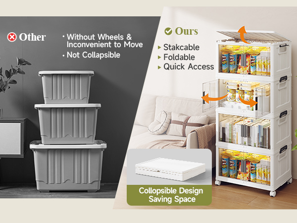 storage bins with lids