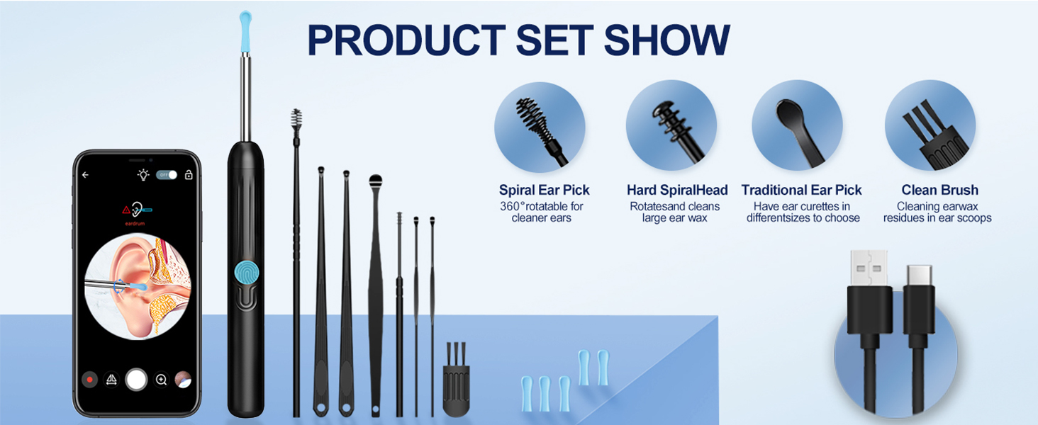 earwax removal kit with camera