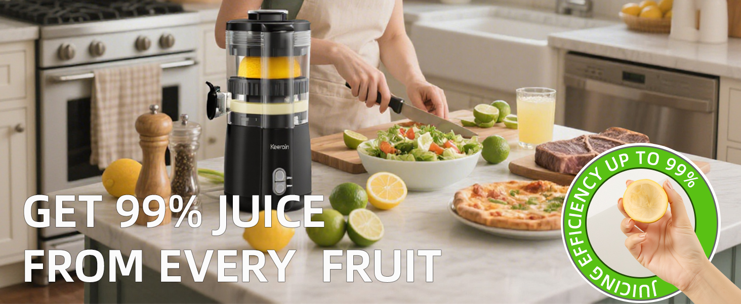 GET 99%JUICEFROM EVERY FRUIT