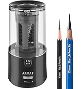AFMAT Long Point Pencil Sharpener, Electric Pencil Sharpener for Artists, Art Pencil Sharpeners f...