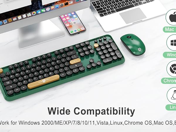 Wireless Keyboard and Mouse Combo
