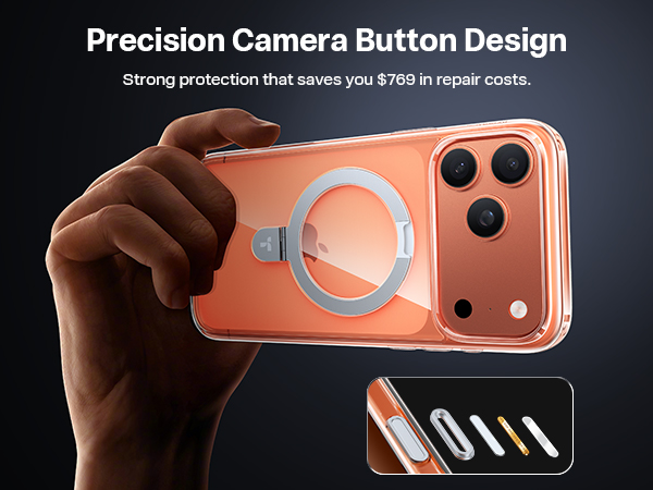 iPhone 17 Pro Case with camera button