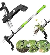 WORKPRO Stand Up Weed Puller Tool, Garden Dandelion Weeder Puller with Ergonomic 39" Long Handle,...
