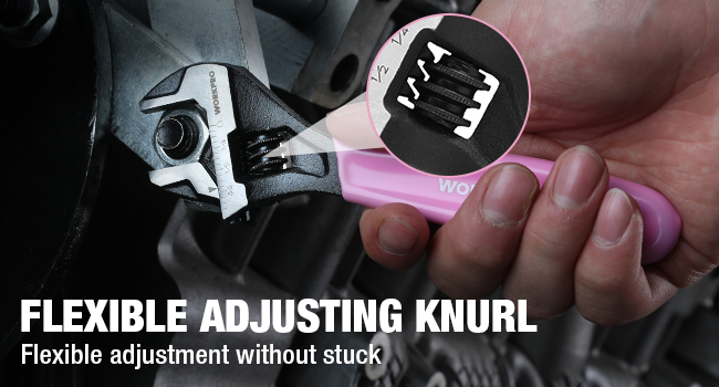FLEXIBLE ADJUSTING KNURL