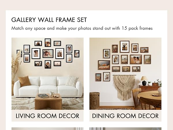 15 Pack Picture Frame