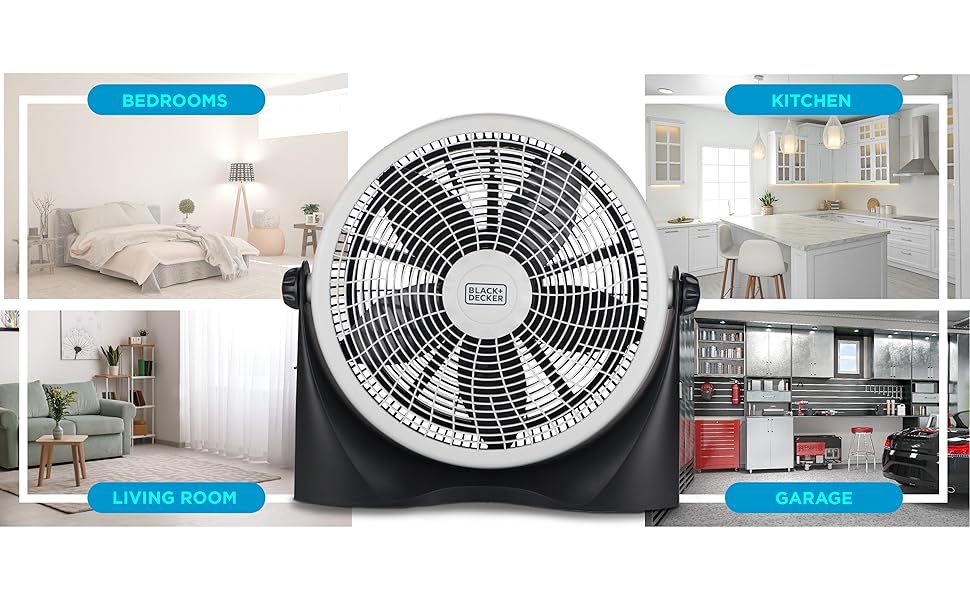 use anywhere in home fan stand floor sturdy