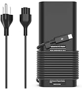 130W USB C Laptop Charger Compatible with Dell Xps 17,Precision 5550 5530 2in1,XPS 15 2in1 9575,L...