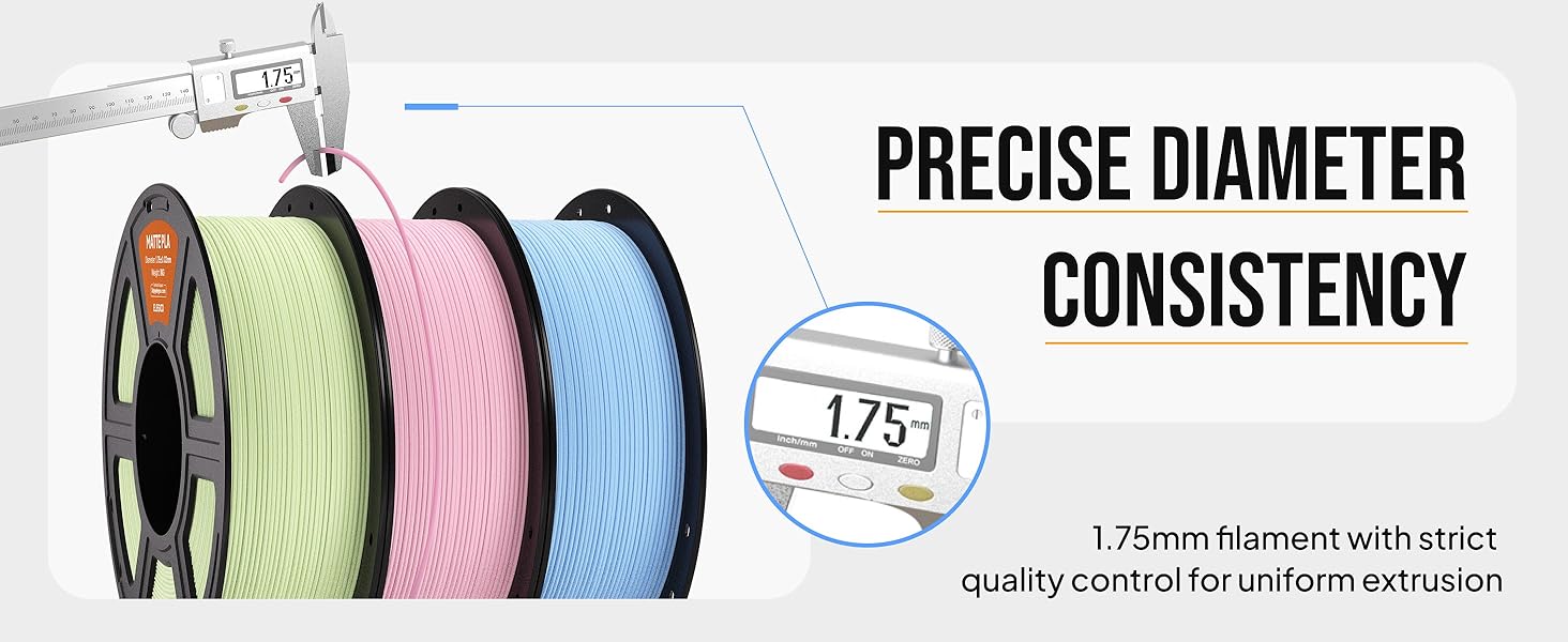 1.75 mm diameter, perfect winding spool