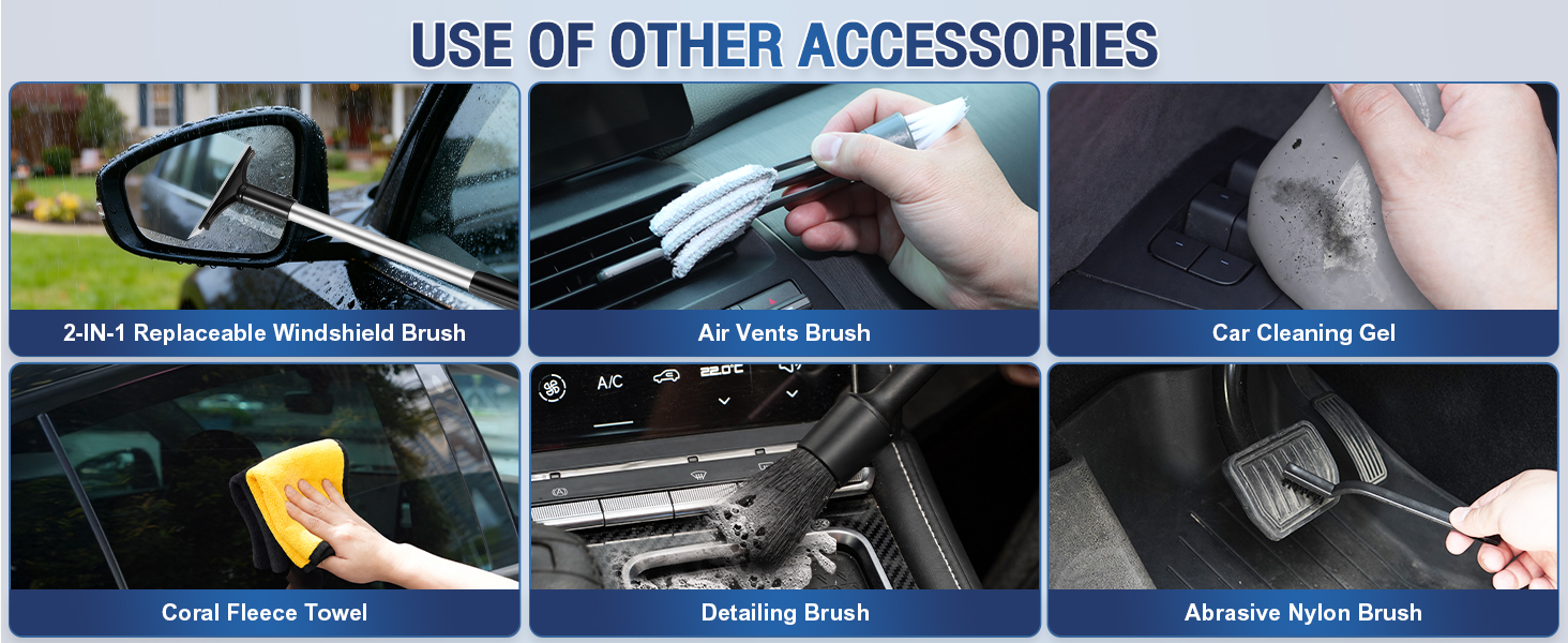 USE OF OTHER ACCESSORIES