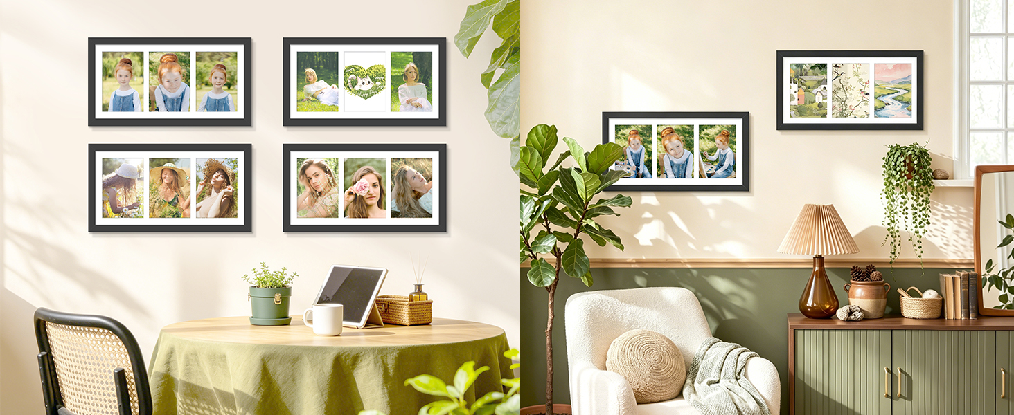3 picture frame 5x7